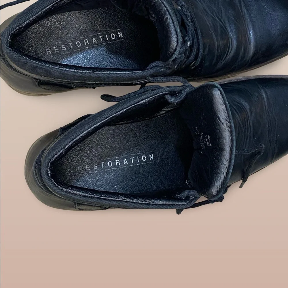 Vince Restoration Mens Boots‎ Shoes Size 9M Black Faux Leather